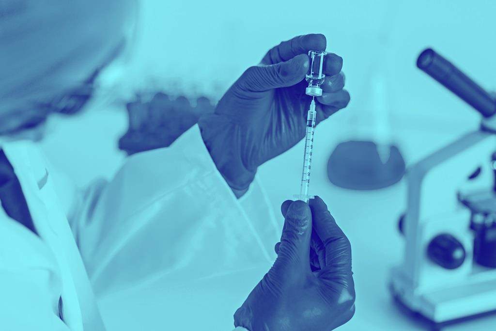 Injection being drawn