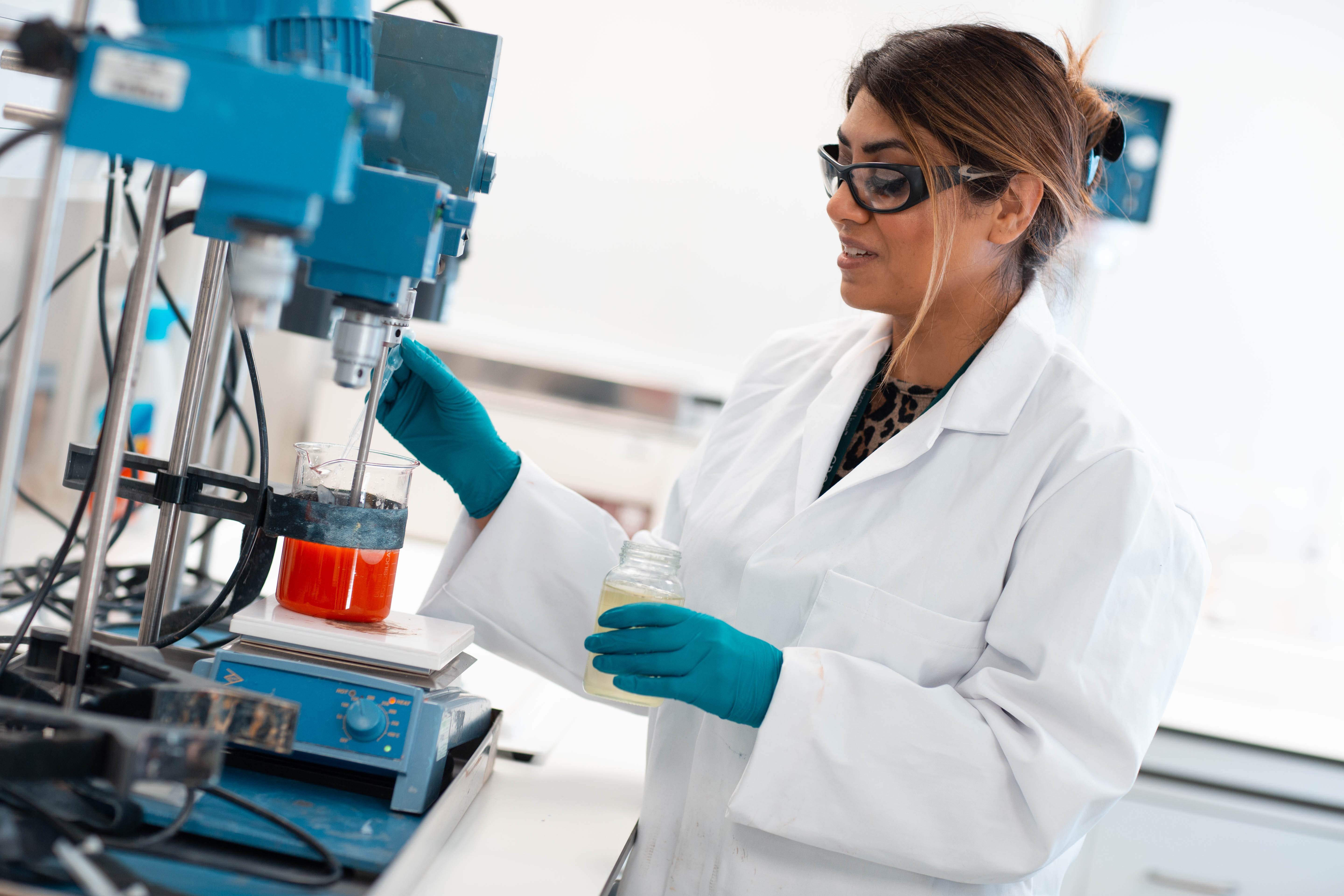 croda employee in the lab