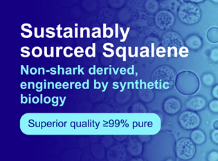 Sustainably sourced Squalene banner