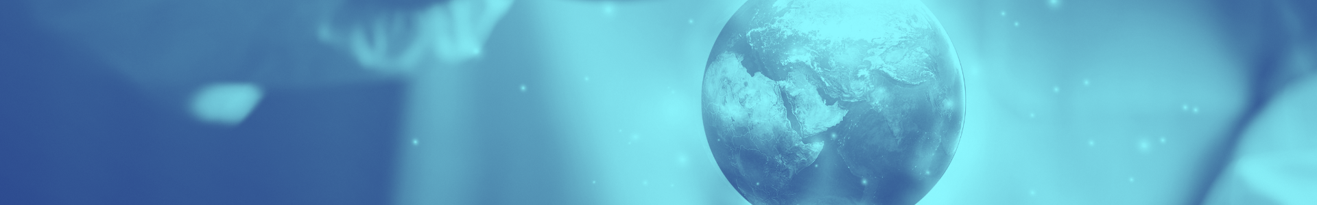 banner representing sustainability for the earth and vaccines