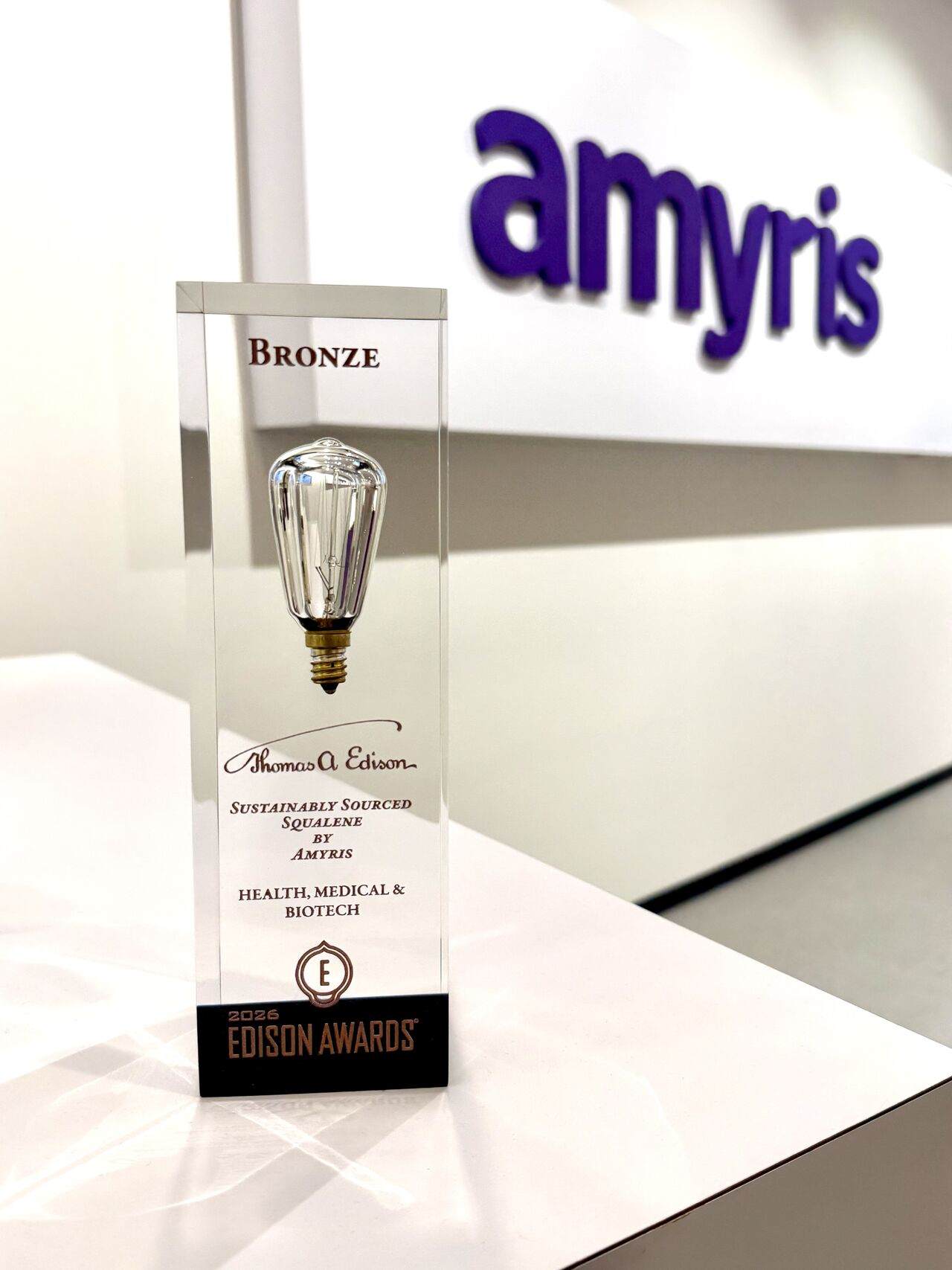 Amyris Award Win