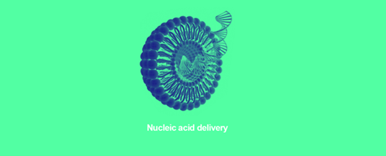 Nucleic acid delivery logo and text