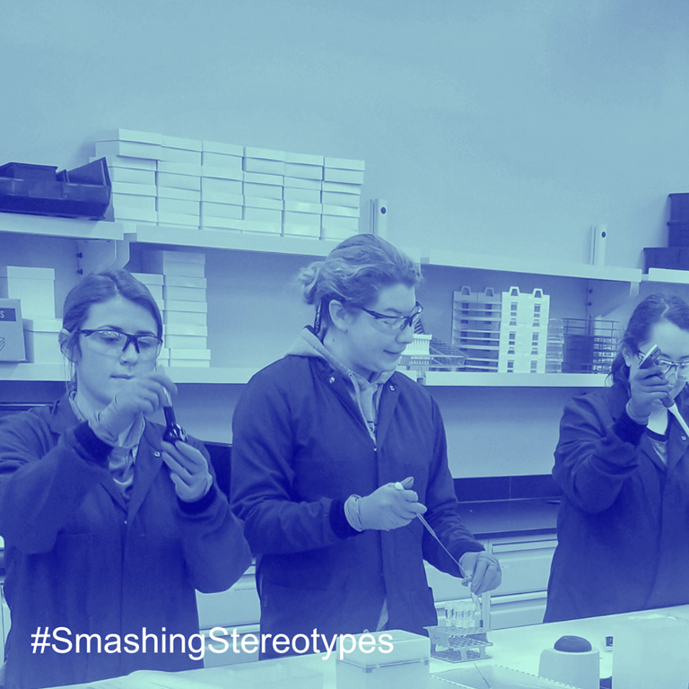 Women in the lab