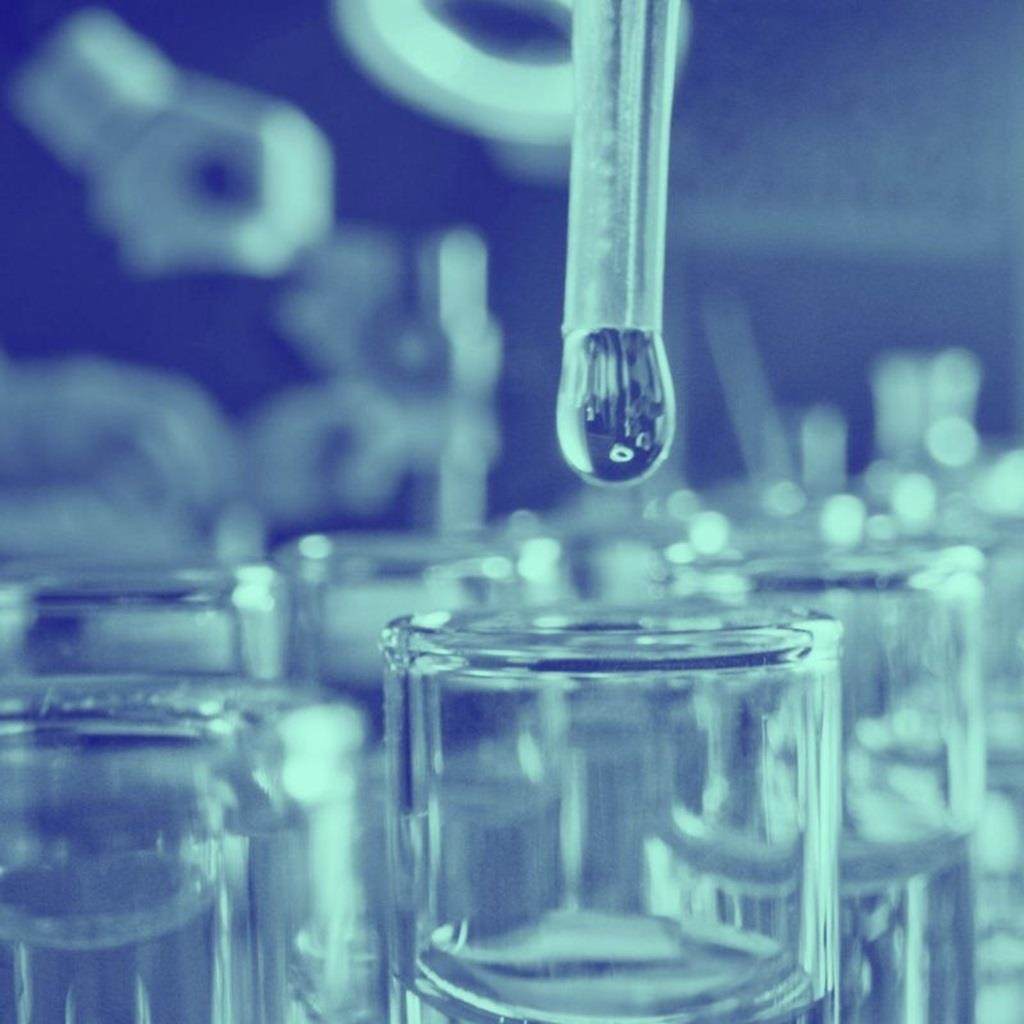 image of test tubes and formulations happen in a lab