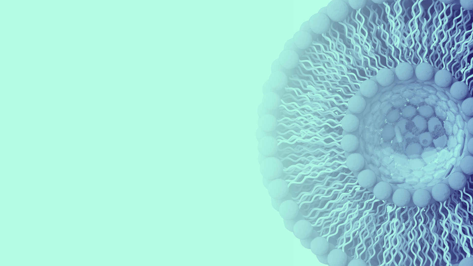 Blue washed image of lipid