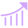 purple graph icon