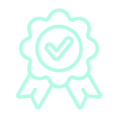 Blue cartoon graphic of purity