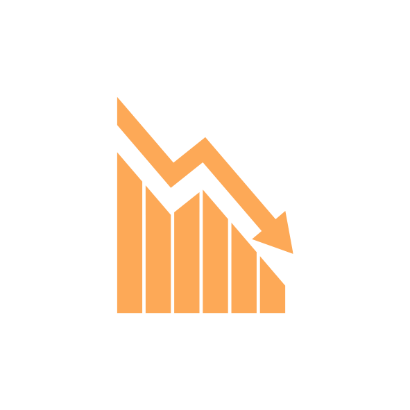 Image of downwards graph to represent reduced API costs
