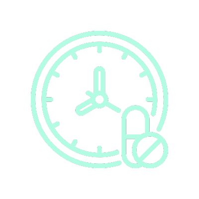 blue clock with tablet placed in corner