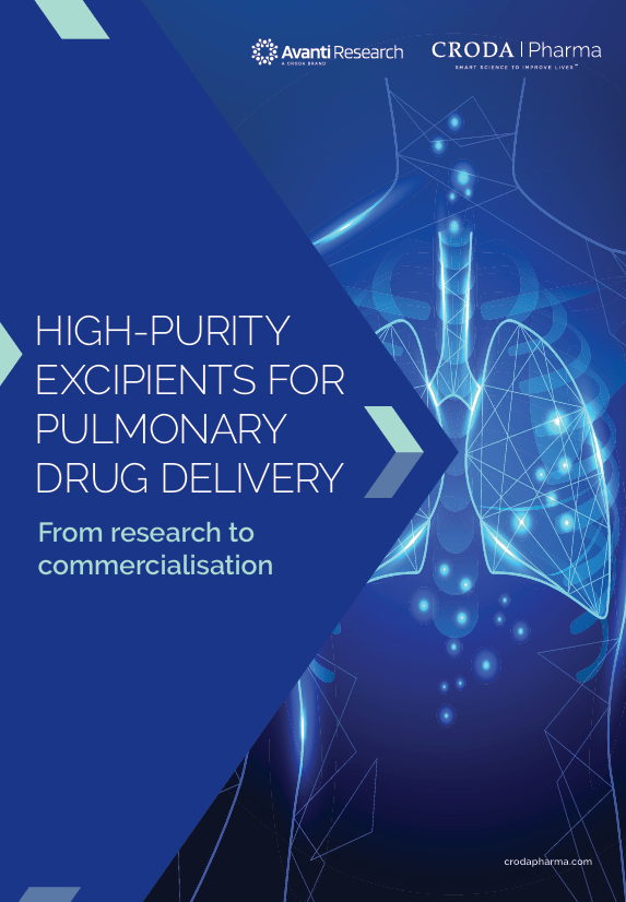 Cover of Pulmonary Brochure from Croda Pharma