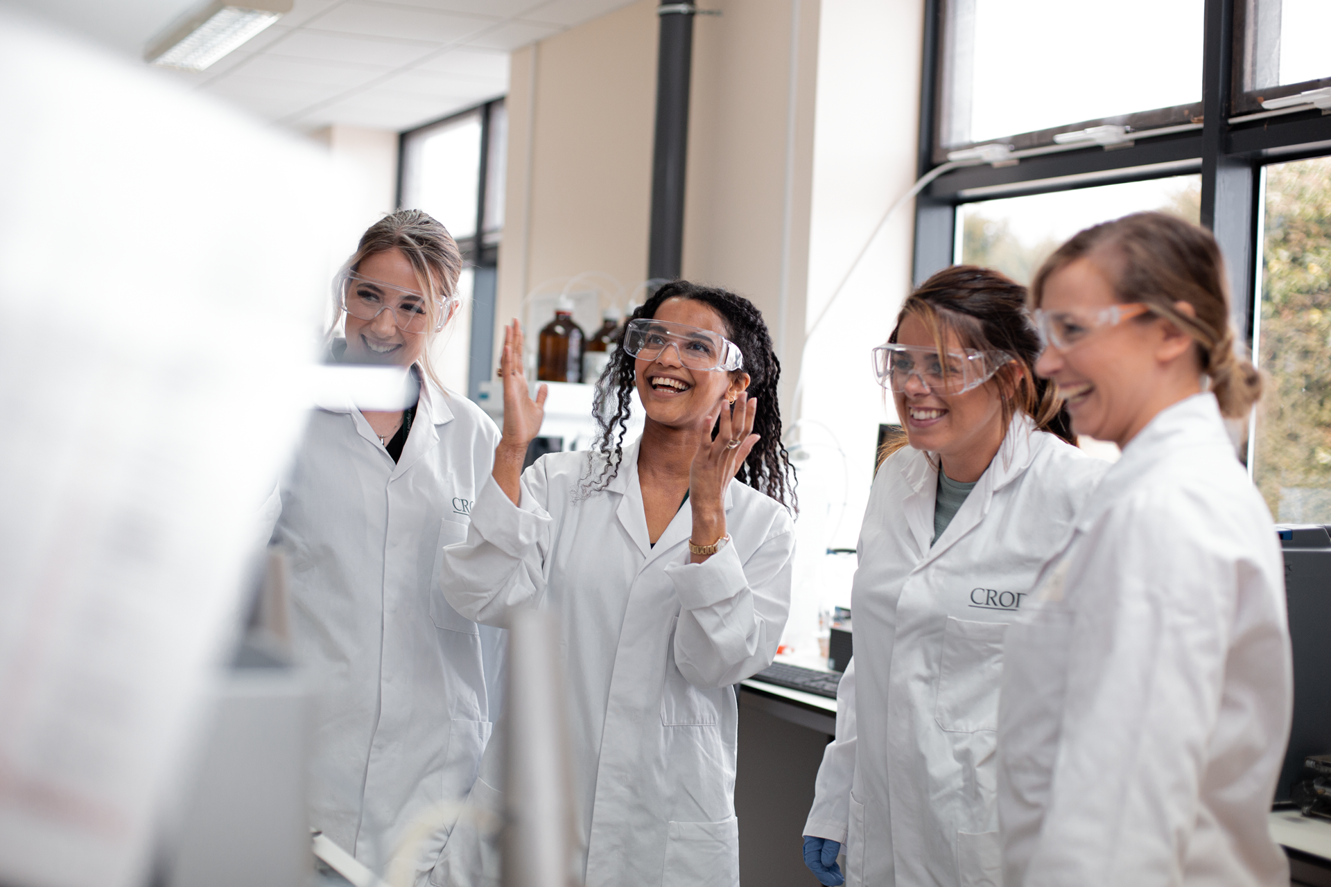 Croda Pharma employees in the lab