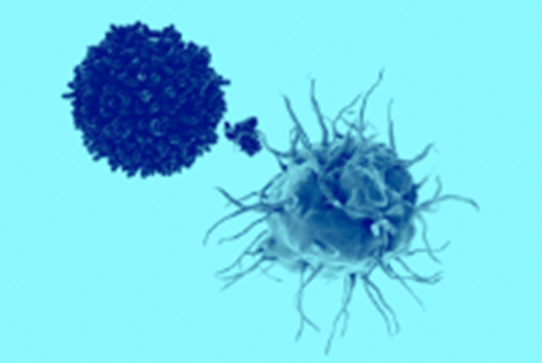 blue washed image of caf adjuvant